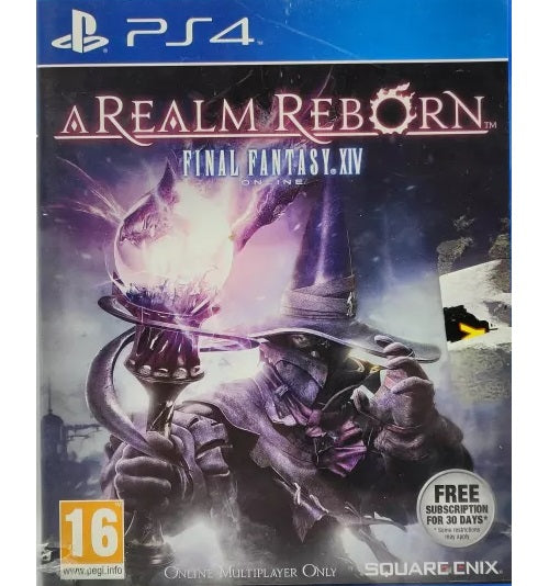 PS4 - Final Fantasy A Realm Reborn (16) Preowned