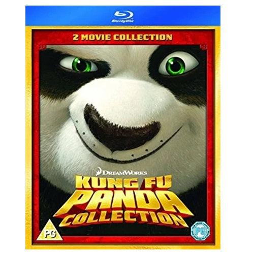 Blu-Ray Boxset - Kung Fu Panda 1 and 2 (PG) Preowned