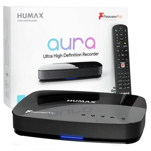 Humax Aura UHD Recorder 1TB 4K Android TV Recorder Grade A Preowned