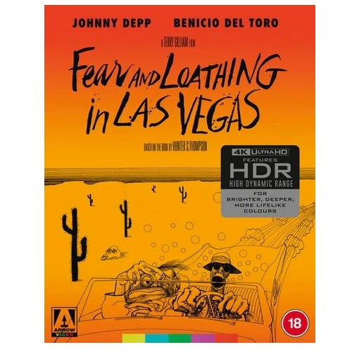 4K Blu-Ray - Fear and Loathing in Las Vegas (18) Preowned