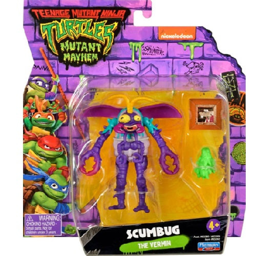 Playmates Toys - Teenage Mutant Ninja Turtles Mutant Mayhem - Scumbug The Vermin (4+) Preowned
