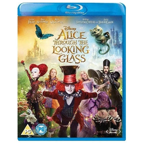 Blu-Ray - Alice Through The Looking Glass (PG) Preowned