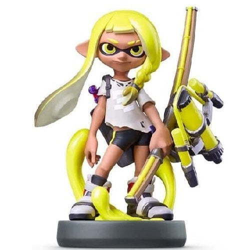 Nintendo Amiibo Splatoon Inkling (Yellow) Figure Preowned