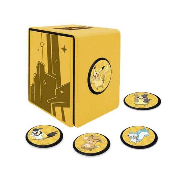 Pokémon Gallery Series Shimmering Skyline Alcove Click Deck Box (Yellow)