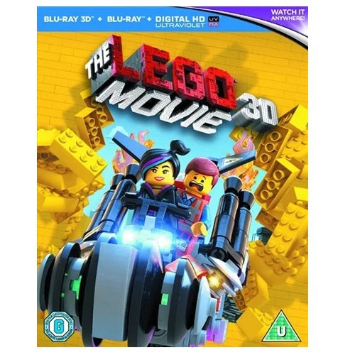 Blu-Ray - The Lego Movie 3D (U) Preowned