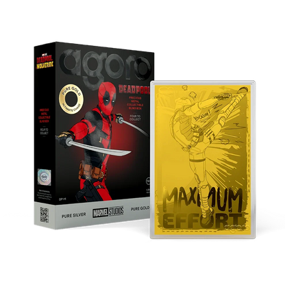 Deadpool Blindbox 5g Silver Foil With Gold Chase
