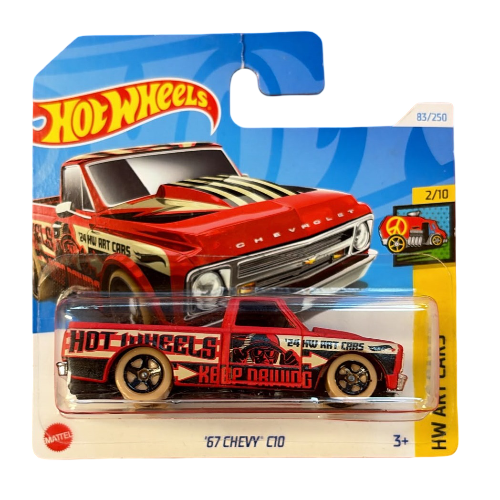 Hot Wheels - HW Art Cars 83/250 '67 Chevy C10 (3+) Preowned