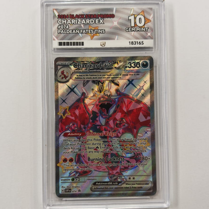 2024 Pokemon Charizard EX Black Star Promo 074 ACE Gem Mint 10 Preowned
