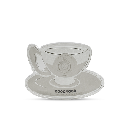 Disney Alice in Wonderland - Mad Hatter's Tea Party 2oz Silver Coin