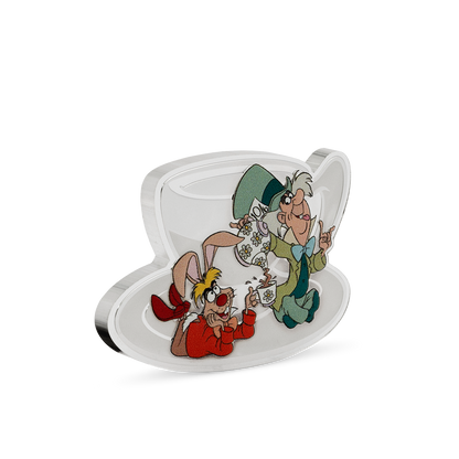 Disney Alice in Wonderland - Mad Hatter's Tea Party 2oz Silver Coin