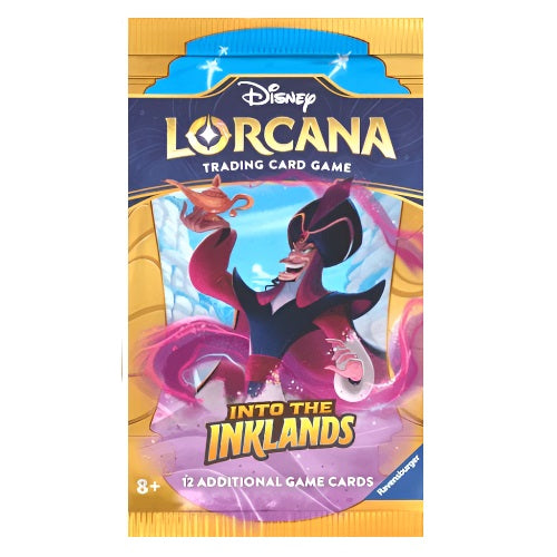 Disney Lorcana Trading Card Game Into The Inklands Booster Pack Design May Vary