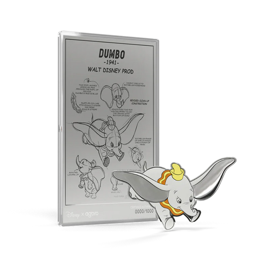 Dumbo: 3/4 oz Silver Coin + 5g Silver Foil Set