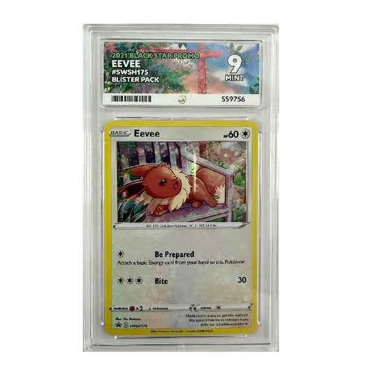 2021 Pokemon Black Star Promo Eevee SWSH175 ACE Mint 9 Preowned