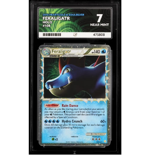 2010 Pokemon Heart Gold & Soul Silver Feraligatr 108/123 ACE 7 Near Mint Preowned