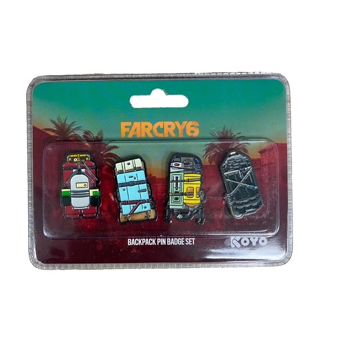 Koyo - Official Far Cry 6 Backpack Pin Badge Set 4 Pack (3+) Sealed Preowned