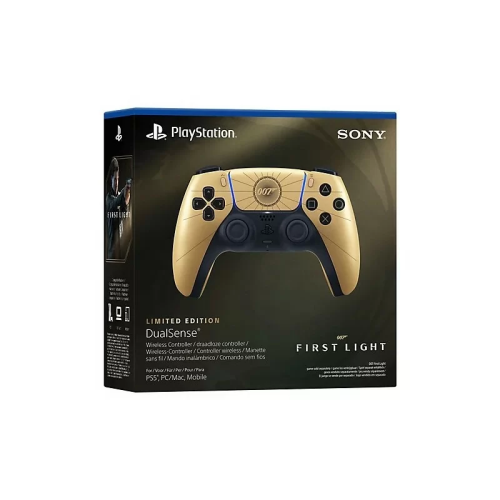 Playstation 5 Official DualSense Controller 007 First Light Gold Grade B Preowned
