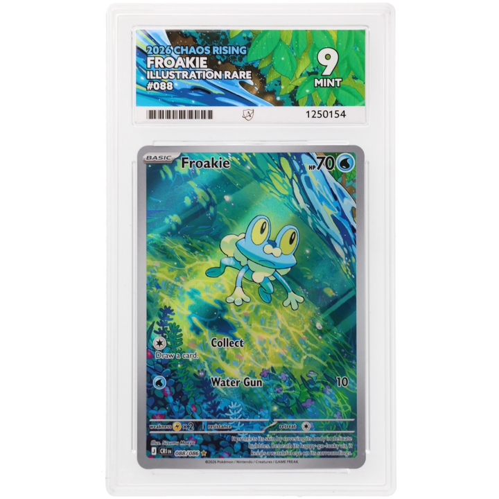 2026 Chaos Rising Froakie Illustration Rare 088/086 ACE Mint 9 Preowned