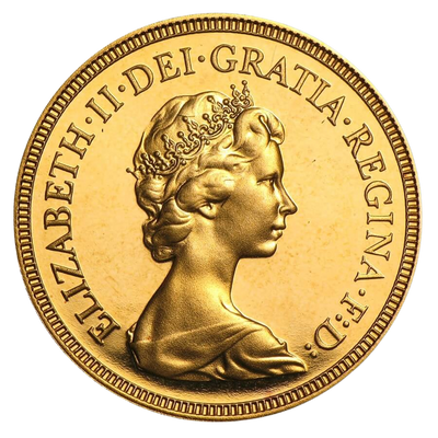 Gold Half Sovereign - Elizabeth II - Second (Decimal) Portrait - 1968-1984