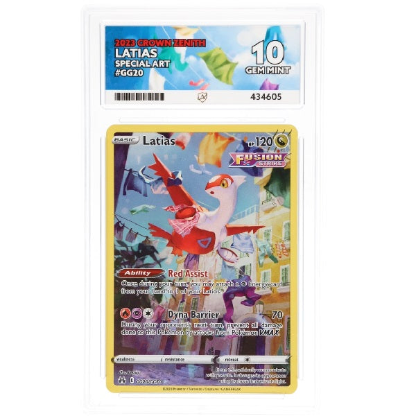 2023 Pokemon Crown Zenith Latias Special Art GG20/GG70 ACE Gem Mint 10 Preowned
