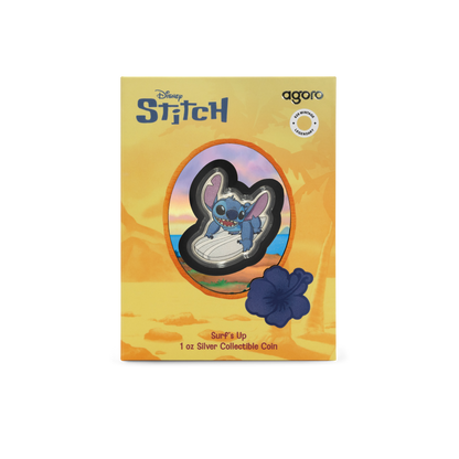 Disney - Lilo & Stitch - 1. Surf's Up 1oz Silver Coin