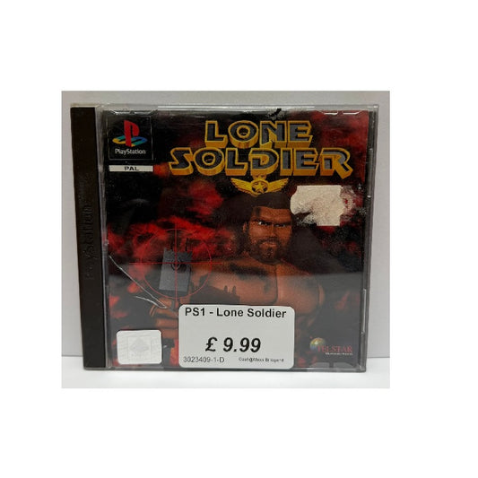 PS One - Lone Soldier With Manual (12+) Preowned