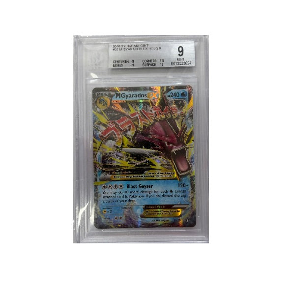 2016 Pokemon XY Break Point M Gyarados 27/122 Beckett Mint 9 Preowned