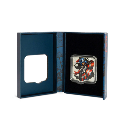 Marvel Smash Series - 3 Captain America Clang 2oz Silver Coin