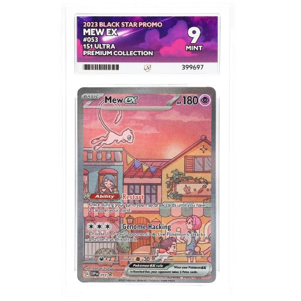 2023 Pokemon 151 Black Star Promo Mew EX 053 ACE Mint 9 Preowned