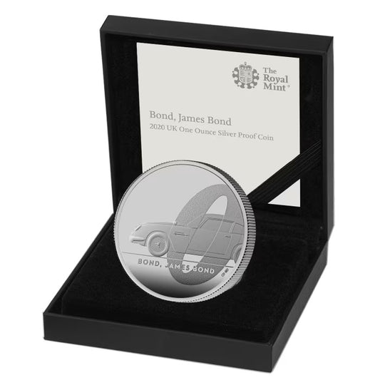 Royal Mint Bond James Bond 2020 UK 1oz Silver Proof Coin