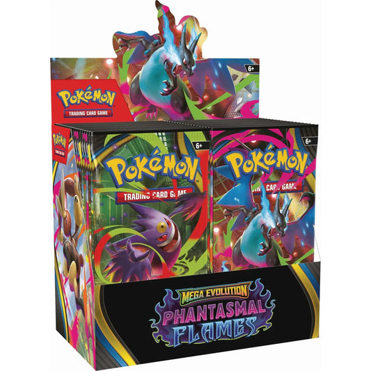 Pokémon TCG: Mega Evolution Phantasmal Flames Booster Pack Design May Vary