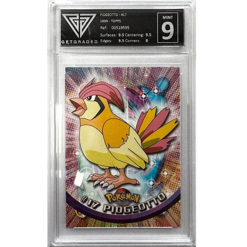 1999 Topps Pidgeotto #17 Get Graded Mint 9 Preowned