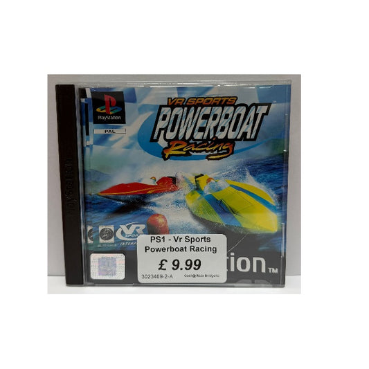 PS One - Vr Sports Powerboat Racing With Manual (3+) Preowned