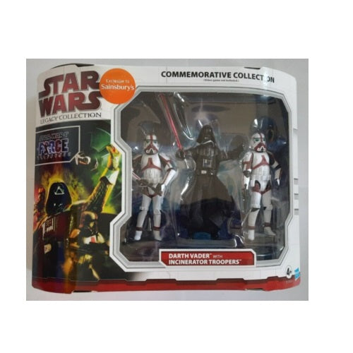 Hasbro - Star Wars Darth Vader With Incinerator Troopers (3+) Preowned