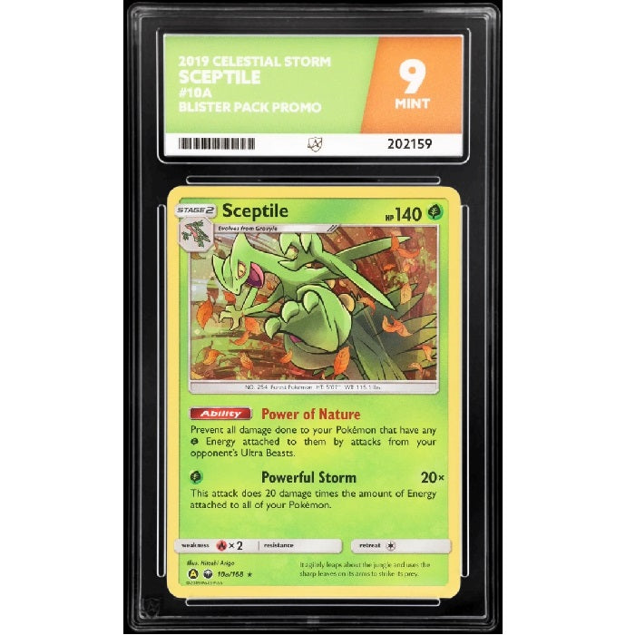 2019 Pokemon Celestial Storm Sceptile 10a/168 ACE 9 Mint Preowned