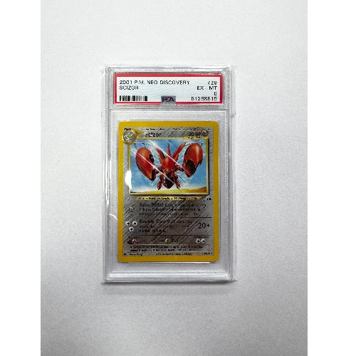 2001 Neo Discovery Scizor 29/75 PSA 6 (EX-Mt) Preowned