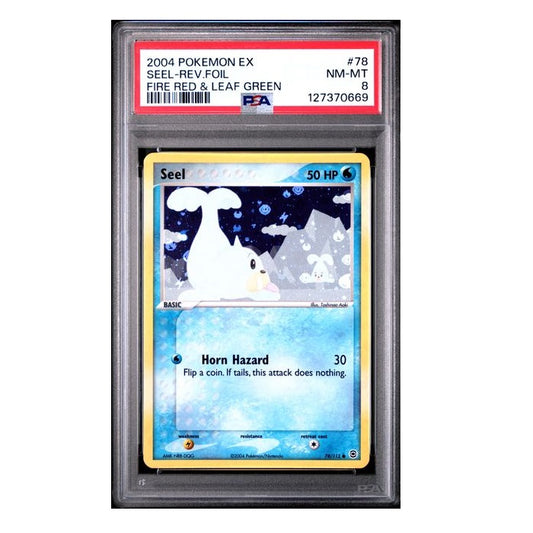 2004 Pokemon Fire Red & Leaf Green Seel Reverse Holo 78/112 PSA 8 NM-MT Preowned