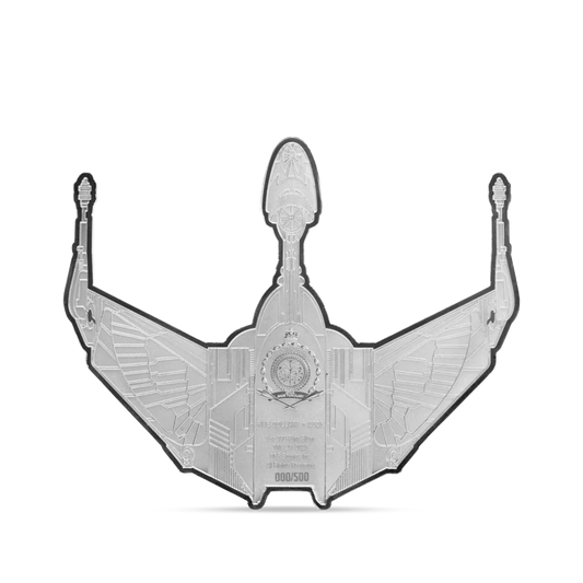 Star Trek Ships Series - 3. Klingon Bird of Prey 3oz Silver Coin