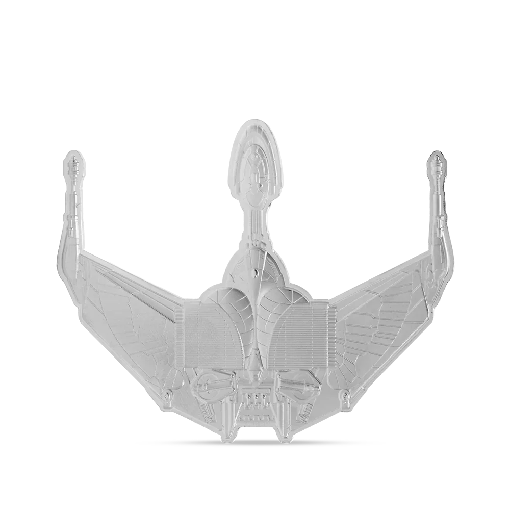 Star Trek Ships Series - 3. Klingon Bird of Prey 3oz Silver Coin