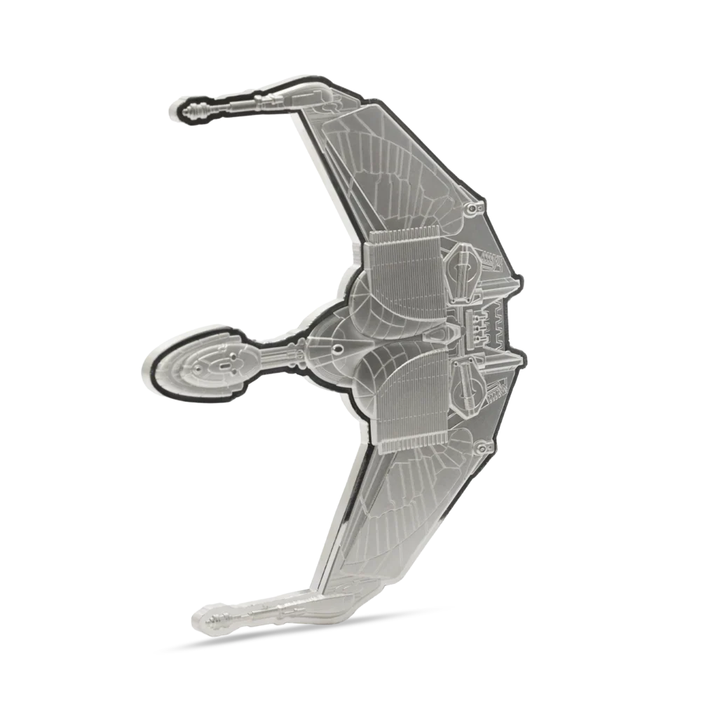 Star Trek Ships Series - 3. Klingon Bird of Prey 3oz Silver Coin