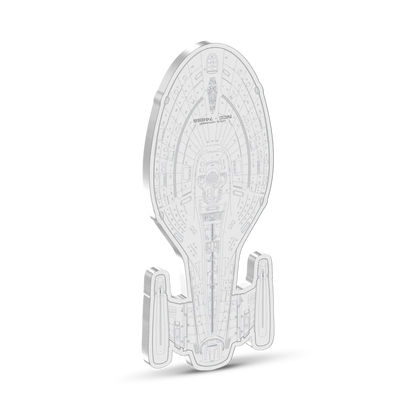 Star Trek Ships – U.S.S. Voyager NCC-74656 3oz Silver Coin