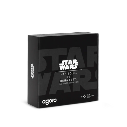 Star Wars Versus Medallion -6. Han Solo & Boba Fett 1oz Silver Coin