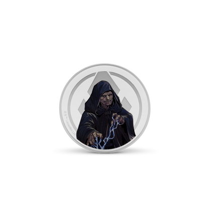 Star Wars Medallion - 5. Yoda & Palpatine 1oz Silver