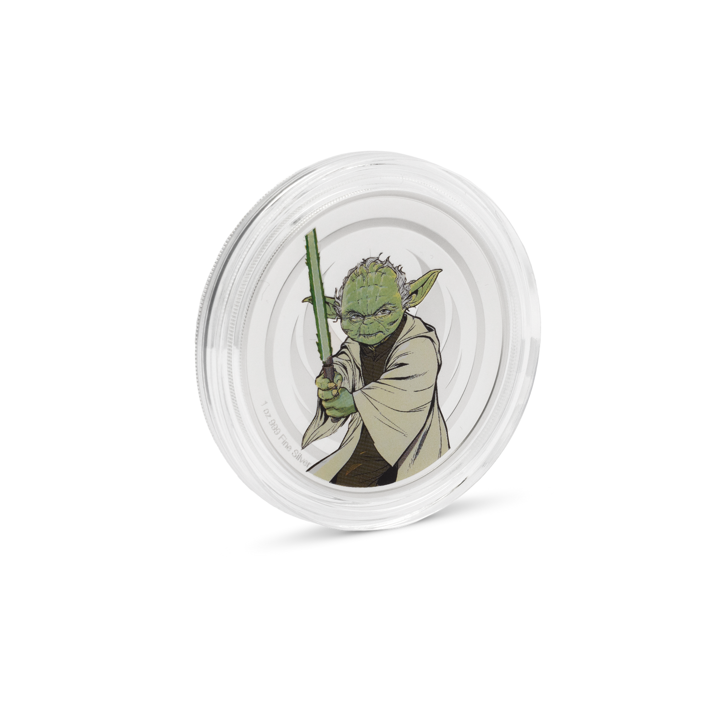 Star Wars Medallion - 5. Yoda & Palpatine 1oz Silver