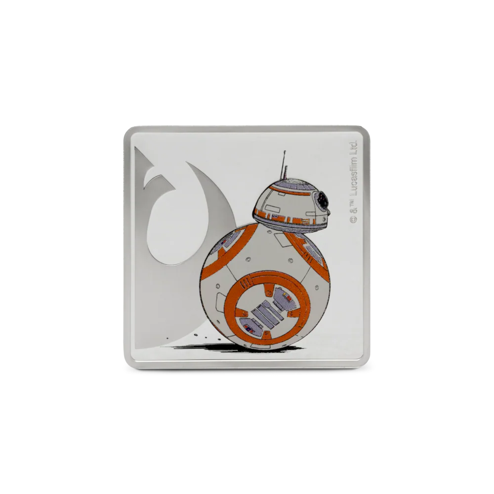 Star Wars Allies - Rey and BB-8 1oz Silver Coin