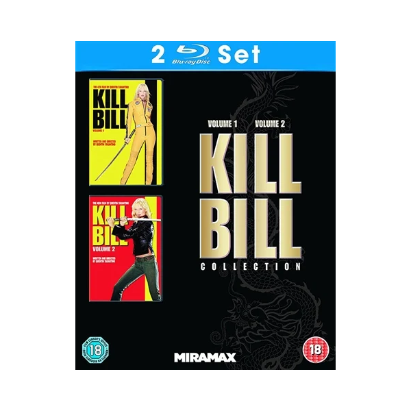 Blu-ray - Kill Bill: Vol. 1 and 2 (18) Preowned