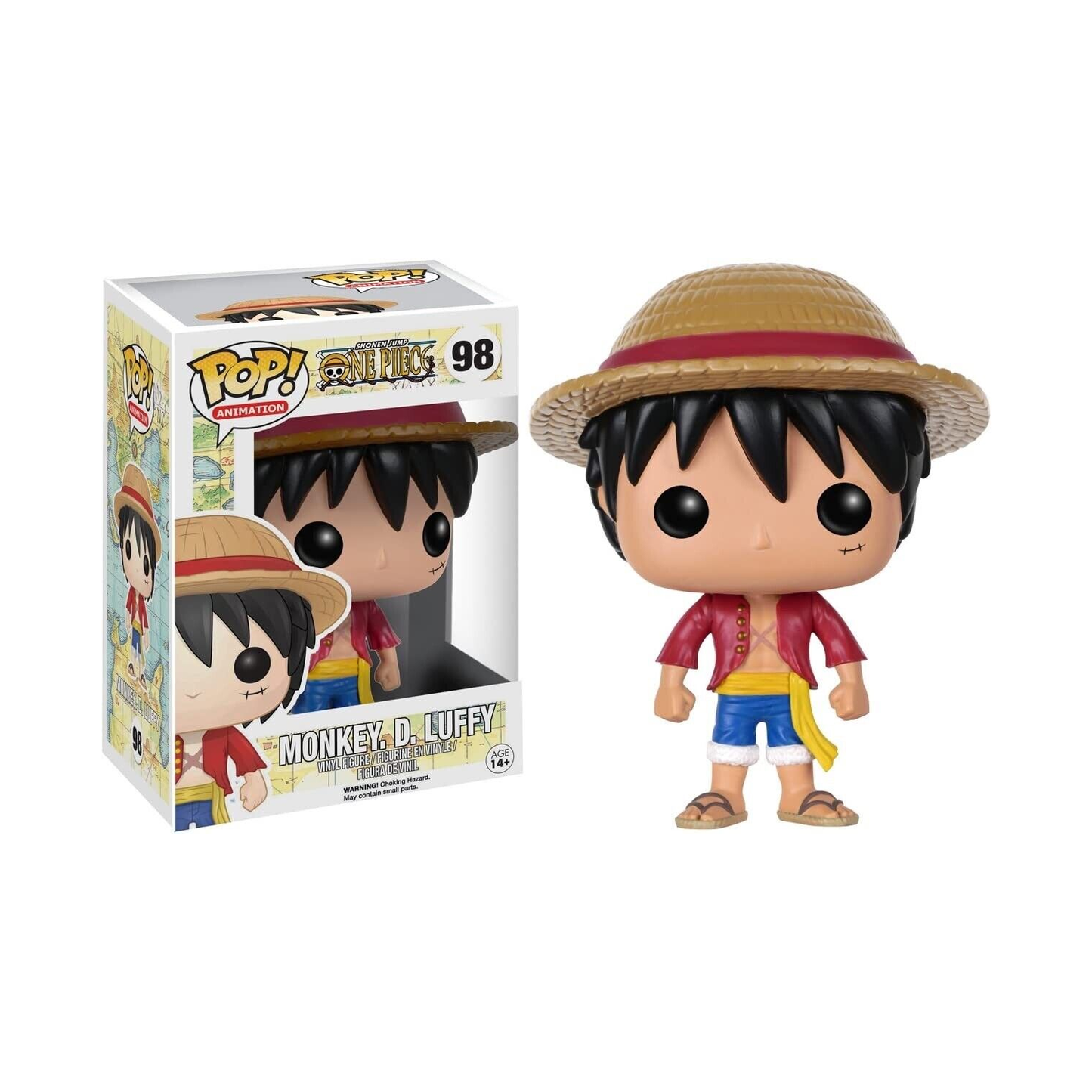 Funko Pop - One Piece [98] Monkey. D. Luffy Preowned