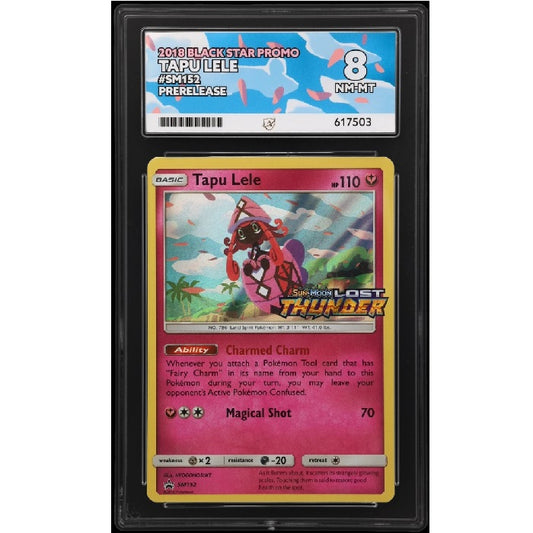 2018 Pokemon Black Star Promo Tapu Lele Prerelease Stamped SM152 ACE NM-MT 8 Preowned