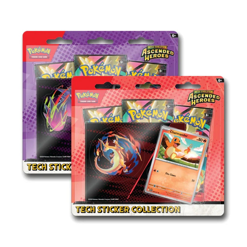 Pokémon TCG: Mega Evolution Ascended Heroes Tech Sticker Collection Design May Vary