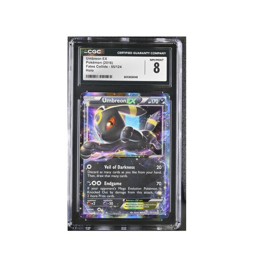 2016 Pokemon Fates Collide Umbreon 55/124 CGC Near Mint 8 Preowned