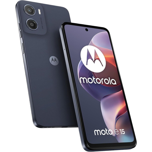 Motorola Moto E15 64GB Dual Sim Unlocked Denim Blue Grade A Preowned